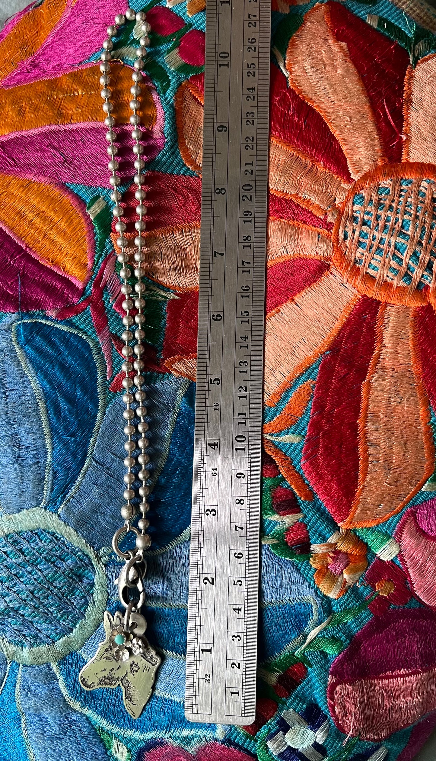 Groovy donkey necklace