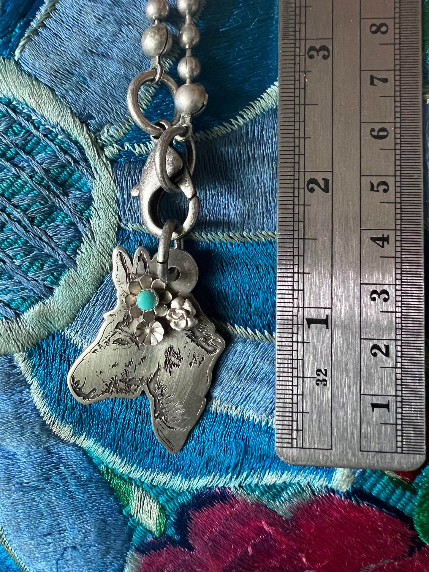Groovy donkey necklace
