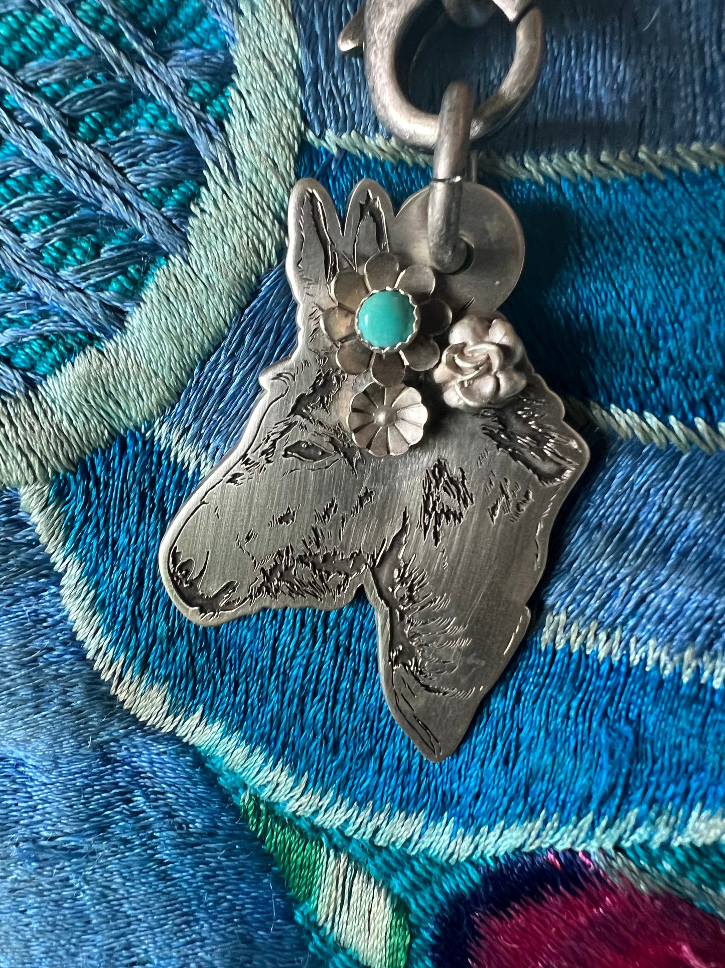 Groovy donkey necklace