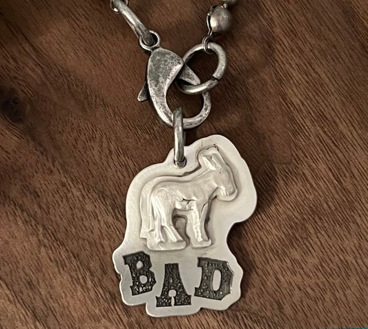 Badass Donkey necklace