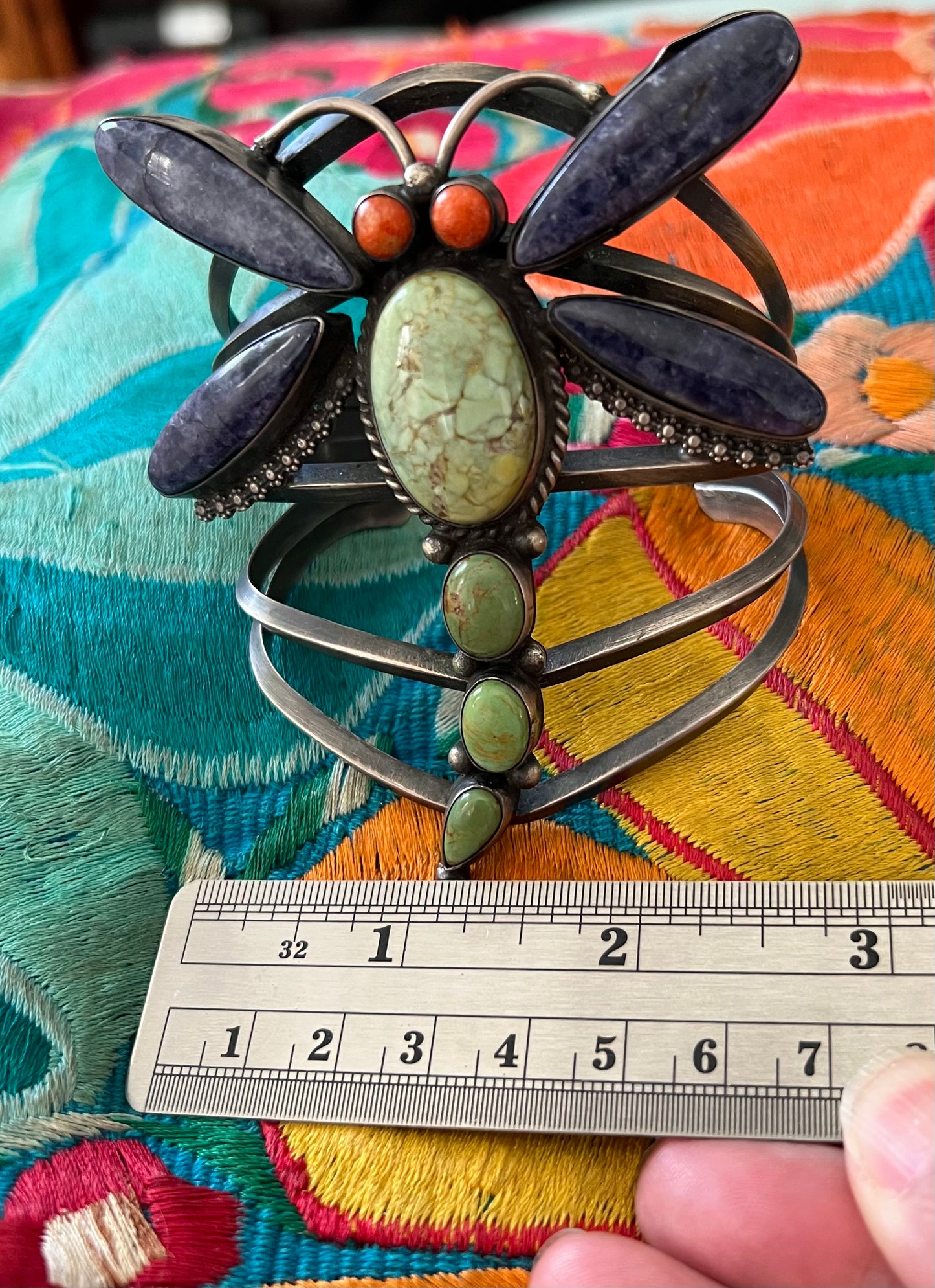 Dragonfly statement cuff