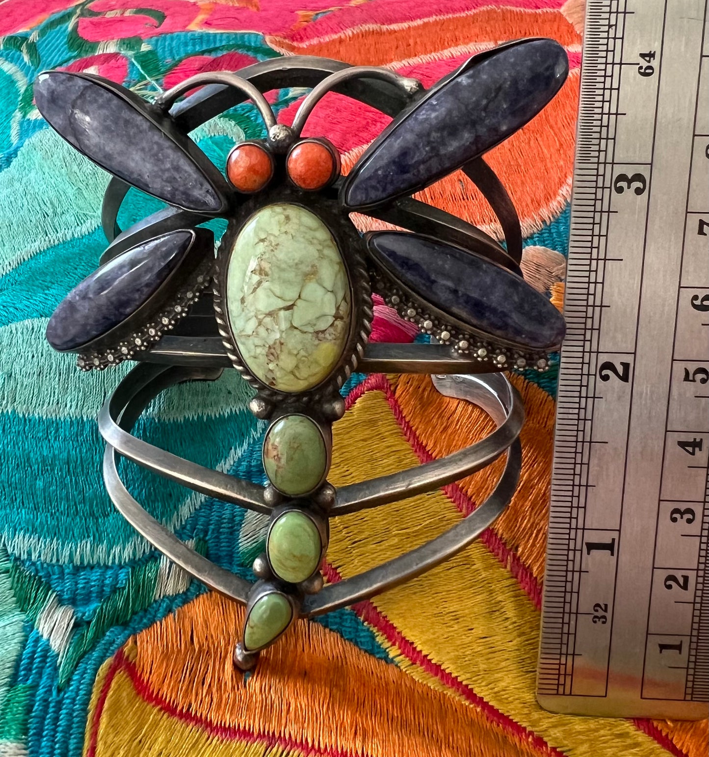 Dragonfly statement cuff
